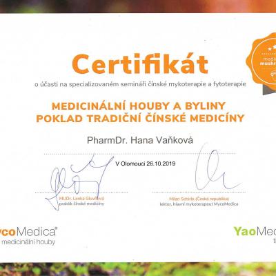 Homeopatie Certifikat 2